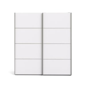 TVILUM verona garderobeskab - hvid tr, 2 skydedre