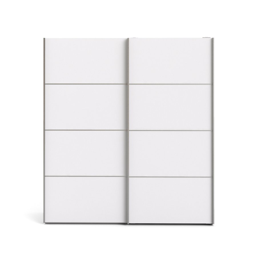 
TVILUM verona garderobeskab - hvid træ, 2 skydedøre
