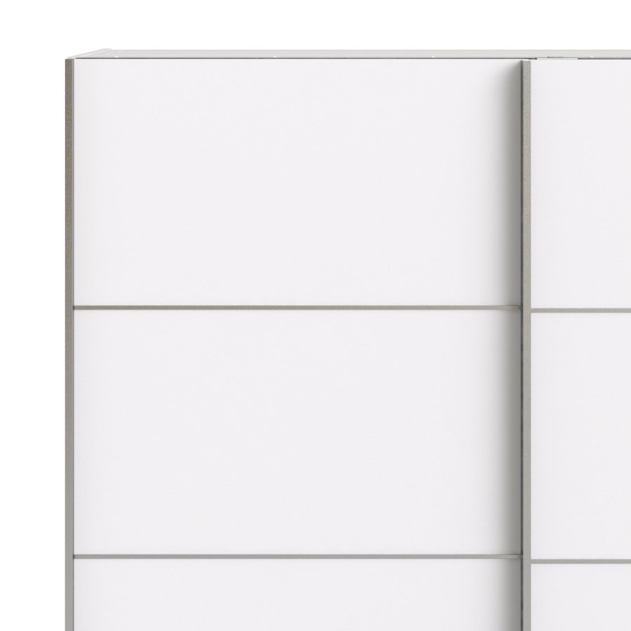 
TVILUM verona garderobeskab - hvid træ, 2 skydedøre
