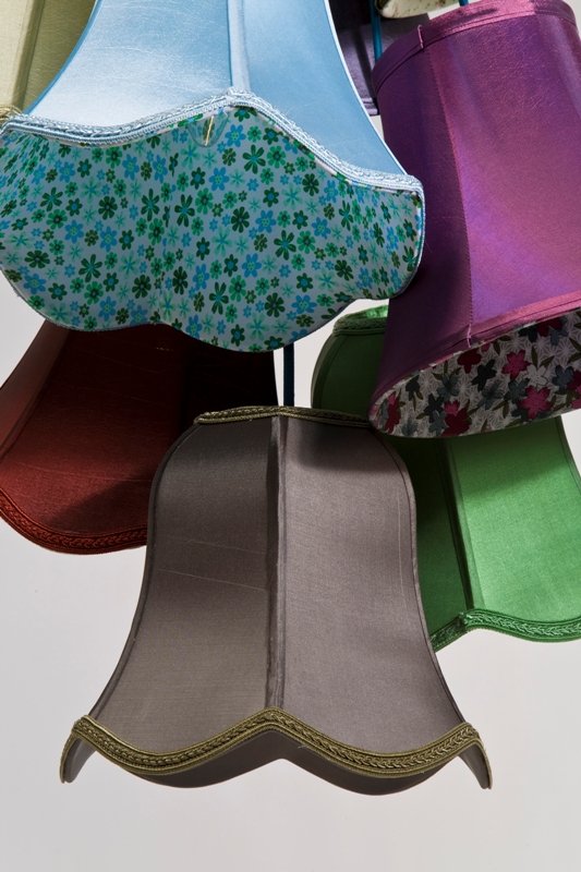 KARE DESIGN Saloon Flowers taklampe - flerfarget stoff