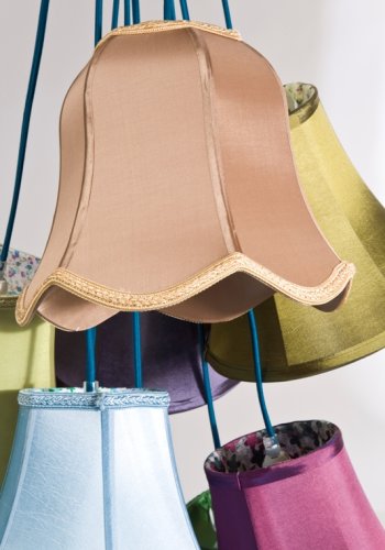 KARE DESIGN Saloon Flowers taklampe - flerfarget stoff