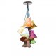 KARE DESIGN Saloon Flowers taklampe - flerfarget stoff