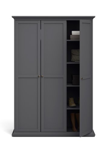 TVILUM Paris garderobe - gr, m. 3 drer