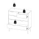 
TVILUM delta kommode - hvid, 5 skuffer

