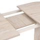 NORDV&Auml;RK Sorell spisebord, m. 1 till�gsplade, oval - sand travertin melamin (160x90)