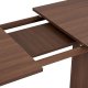  NORDV&Auml;RK Sorell spisebord, m. 1 till�gsplade, oval - brun Milano valn�d melamin (160x90)