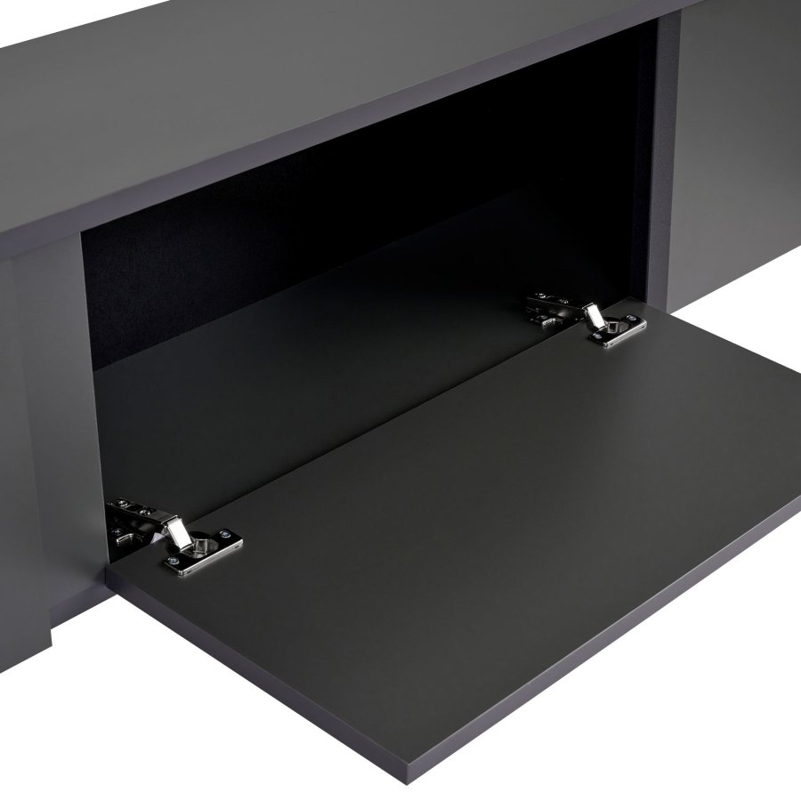 FUNZI LIVING Onera - Antracit, Svart TV-bord