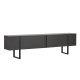 FUNZI LIVING Onera - Antracit, Svart TV-bord