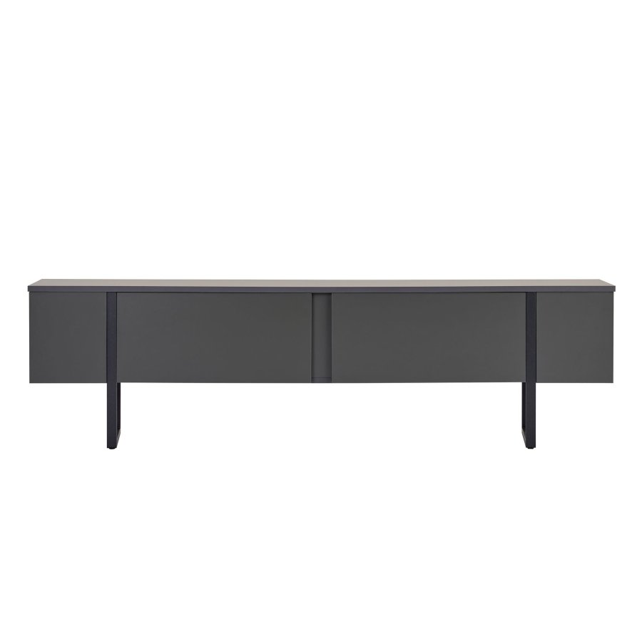 FUNZI LIVING Onera - Antracit, Svart TV-bord