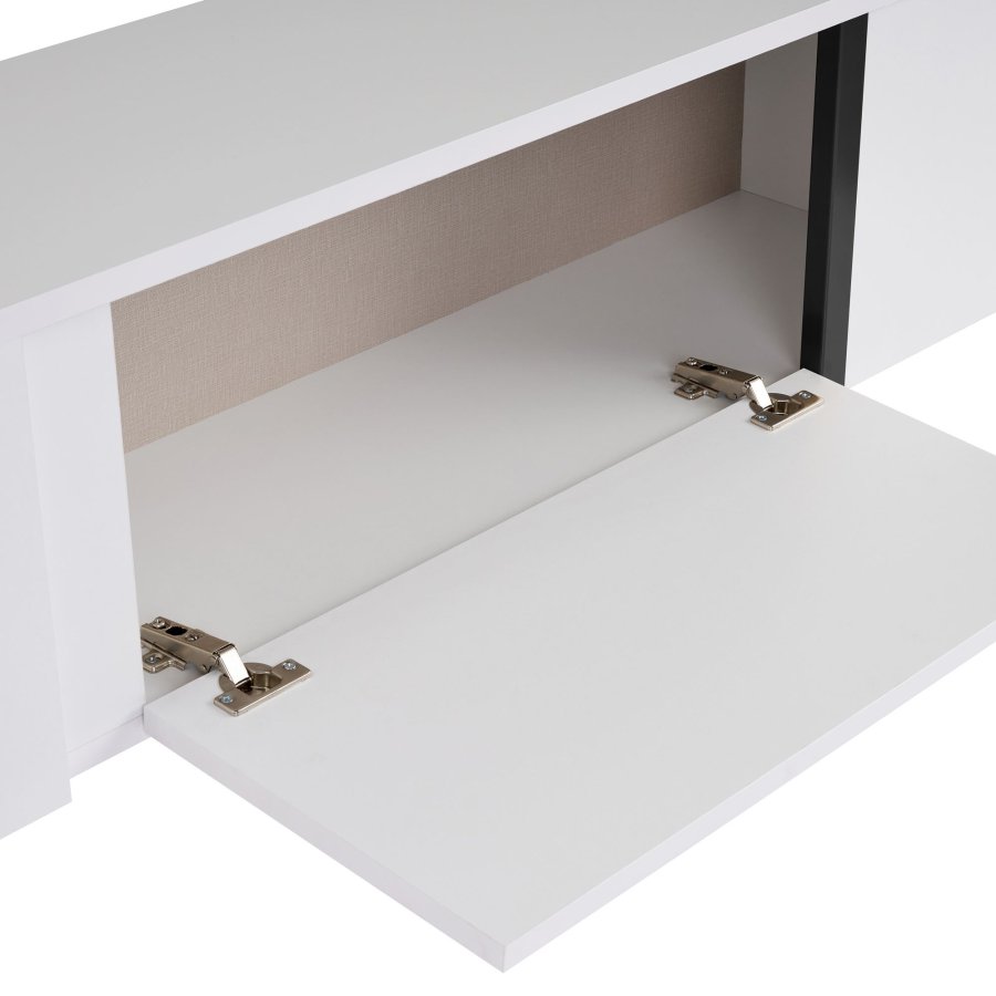 FUNZI LIVING Onera - Vit, Svart TV-b&auml;nk