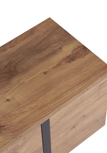 FUNZI LIVING Onera  Atlantic Pine, svart TV-bord