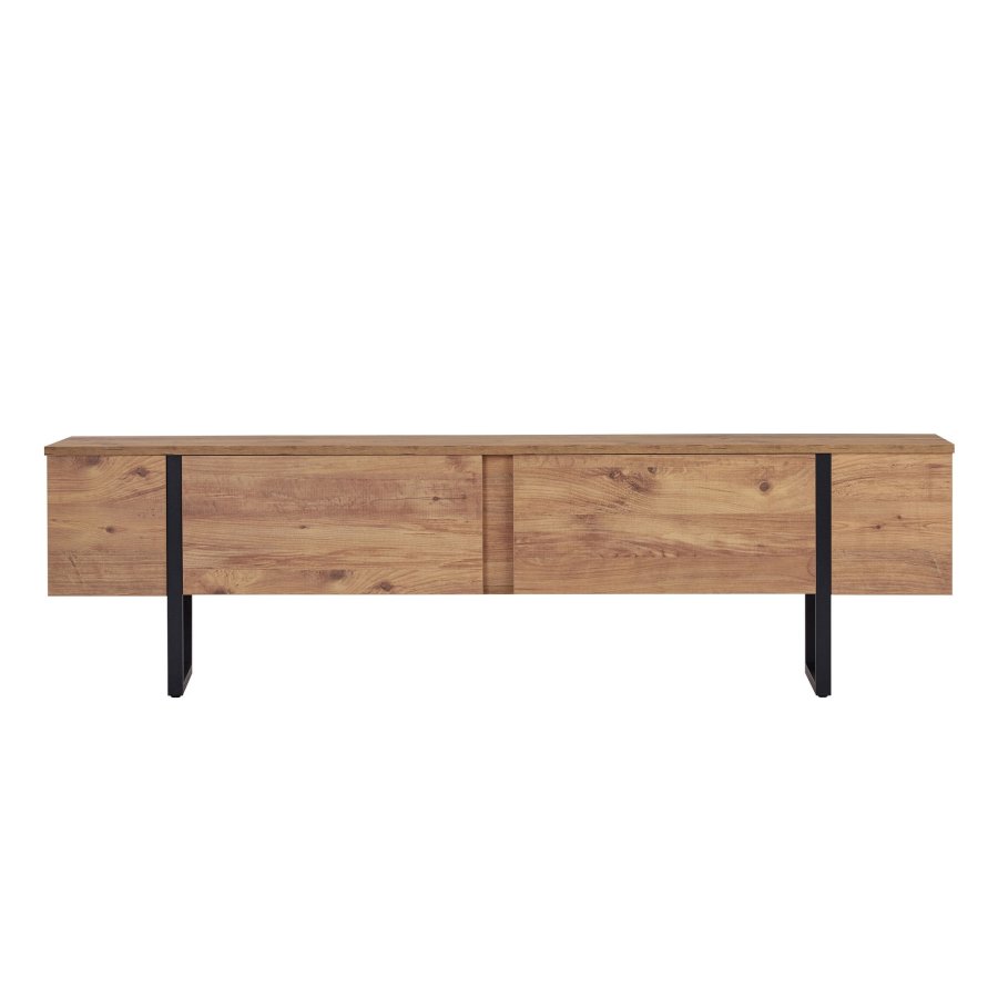 FUNZI LIVING Onera  Atlantic Pine, svart TV-bord
