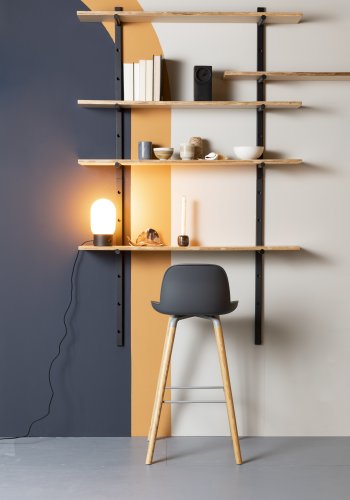 ZUIVER Bundy Wall vegghylle - naturlig kryssfiner og jern