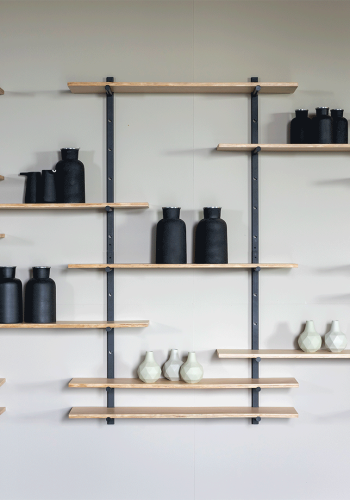 ZUIVER Bundy Wall vegghylle - naturlig kryssfiner og jern