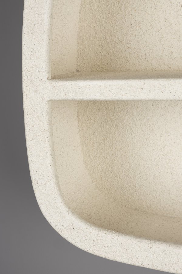 DUTCHBONE Veda vegghylle, mellom, m. 1 hylle - beige resirkulert marmor