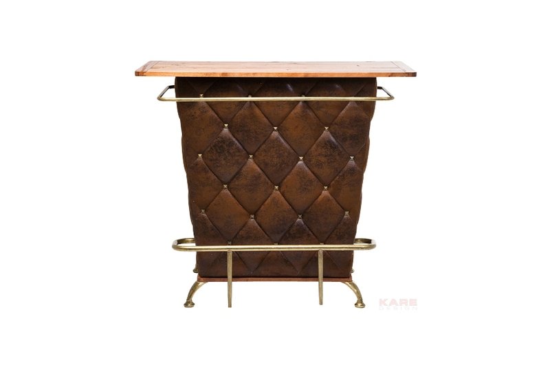 KARE DESIGN Lady Rock bardisk - brunt stof