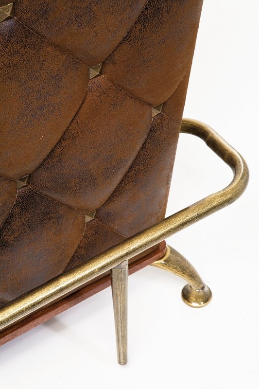 KARE DESIGN Lady Rock bardisk - brunt stof