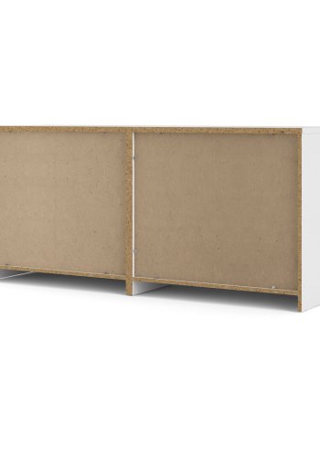 TVILUM Naia Kommode - weiß Hochglanz Holz, m. 6 Schubladen