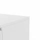 TVILUM Naia Kommode - weiß Hochglanz Holz, m. 6 Schubladen
