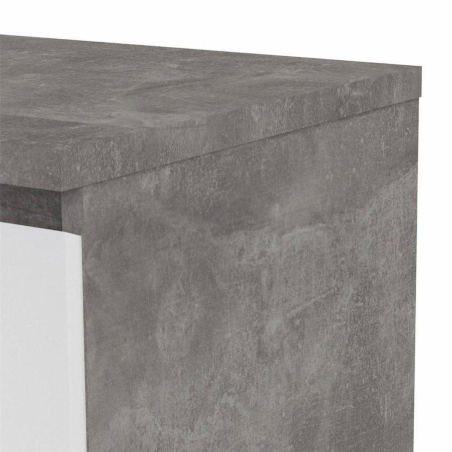 TVILUM Naia Sideboard, m. 2 Türen und 1 Schublade - grau/weiße Folie (80,4x40)