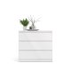 TVILUM Naia Kommode - weiß Hochglanz Holz, m. 3 Schubladen