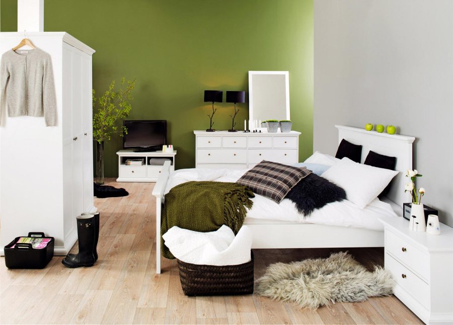 
TVILUM Paris sengeramme - hvidt træ
