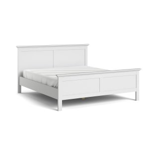 TVILUM Paris sängram - vitt kompositträ, laminat