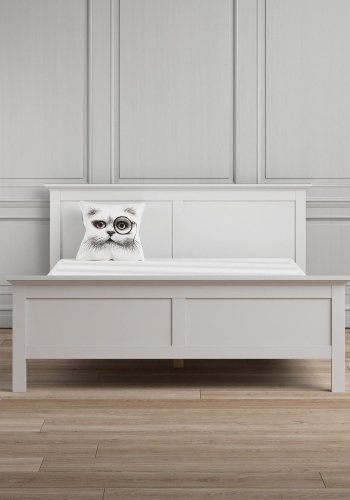 
TVILUM Paris sengeramme - hvidt træ
