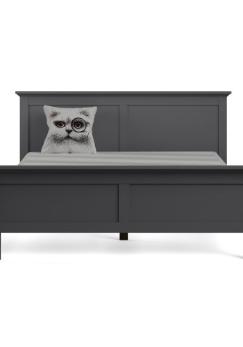 TVILUM Paris Bettgestell – Mattgrau (180x200)