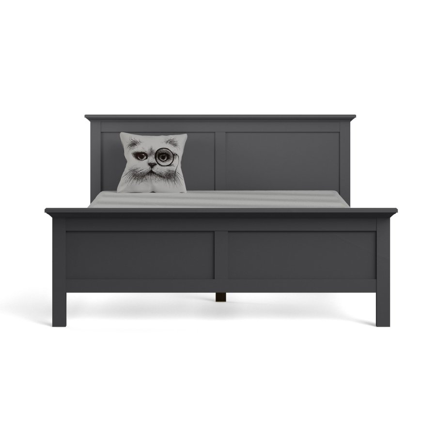 TVILUM Paris Bettgestell – Mattgrau (180x200)