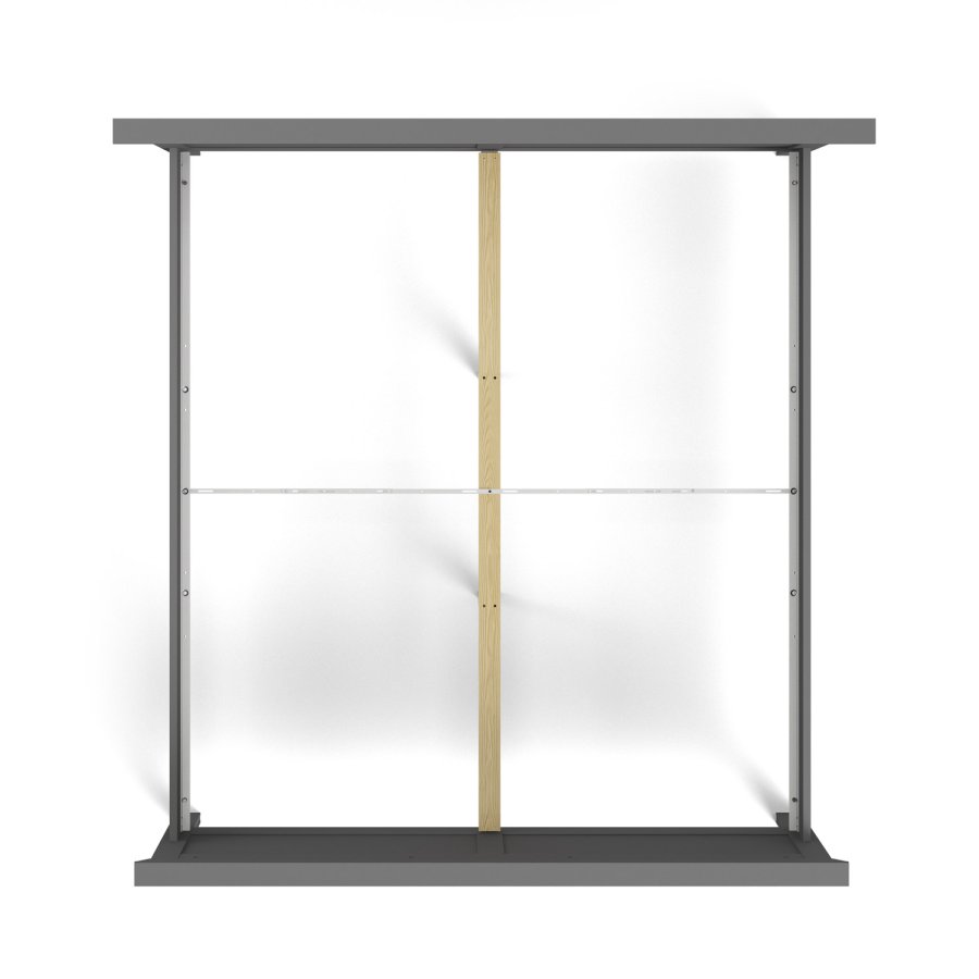 TVILUM Paris Bettgestell – Mattgrau (180x200)