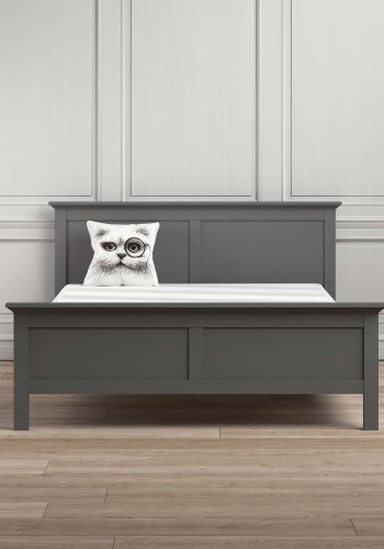 TVILUM Paris Bettgestell – Mattgrau (180x200)