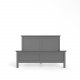 TVILUM Paris Bettgestell – Mattgrau (180x200)