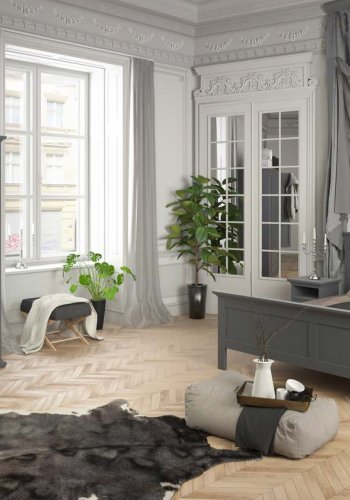 TVILUM Paris Bettgestell – Mattgrau (180x200)