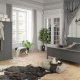 TVILUM Paris Bettgestell – Mattgrau (180x200)