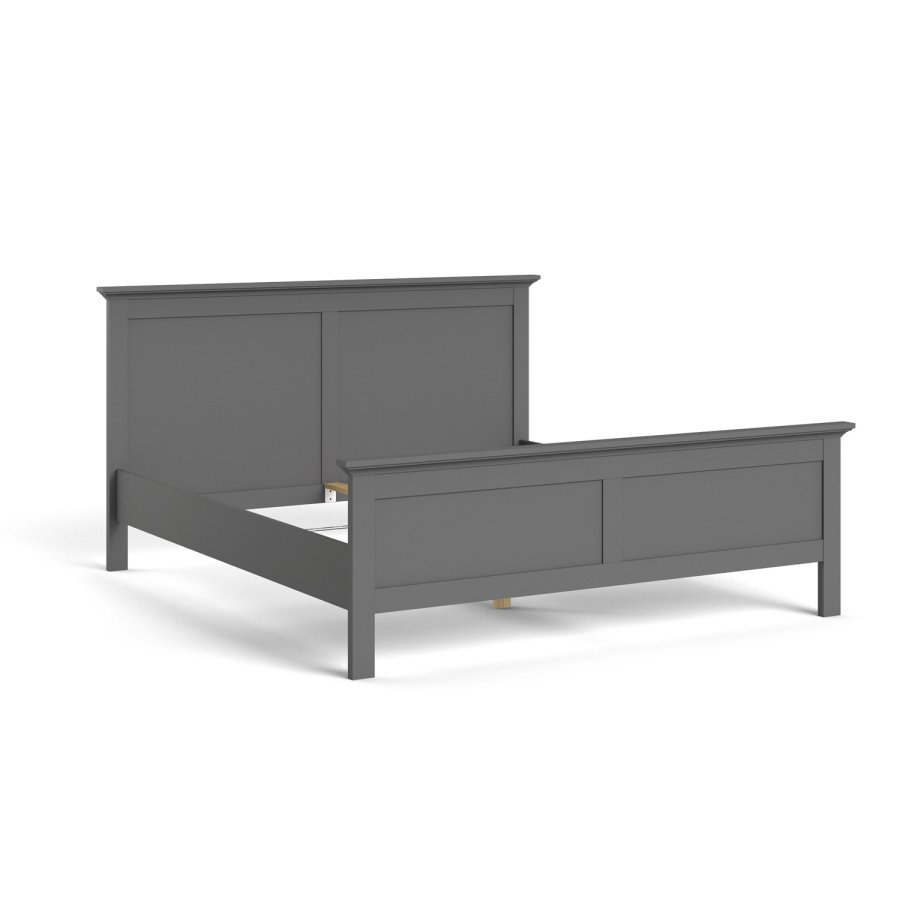 TVILUM Paris Bettgestell – Mattgrau (180x200)