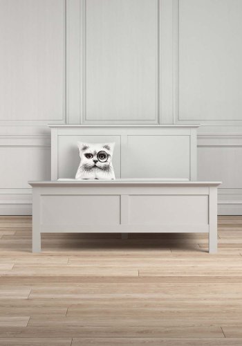 TVILUM Paris Bettgestell - weißes Holz (160x200) 