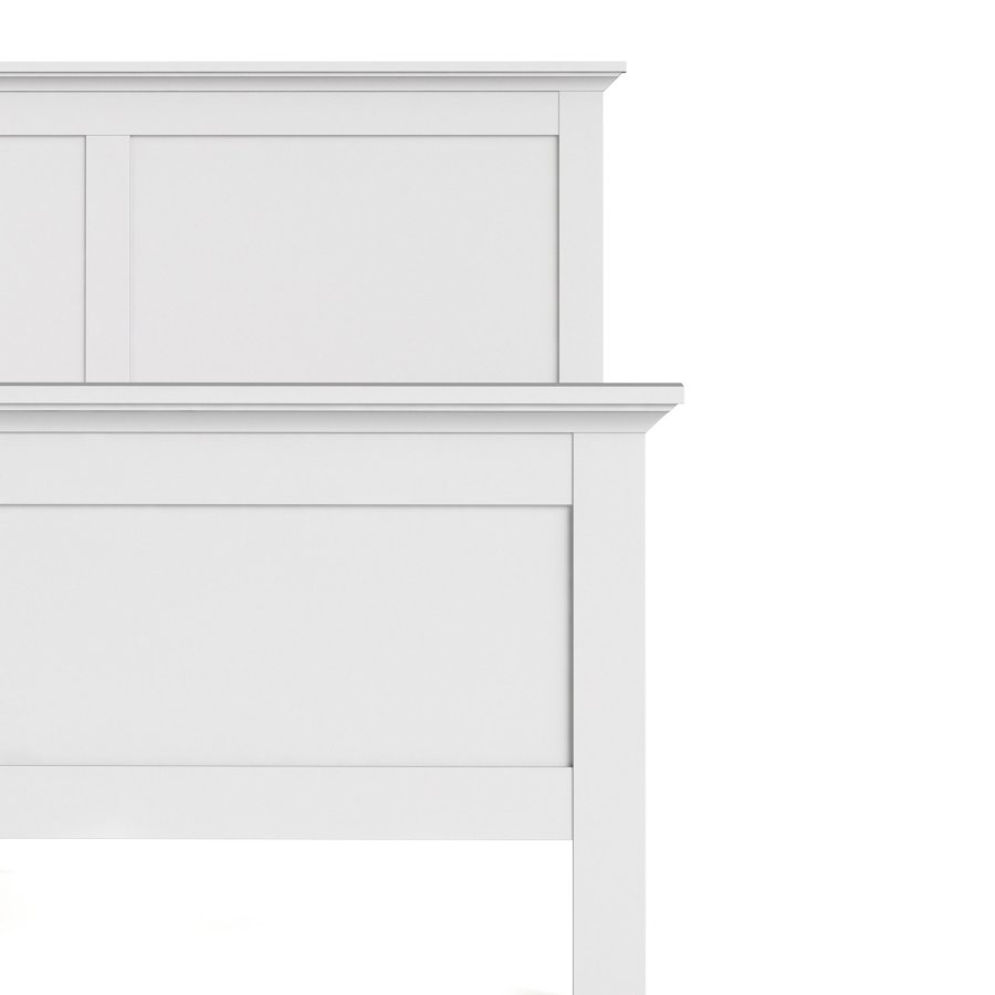 TVILUM Paris Bettgestell - weißes Holz (160x200) 