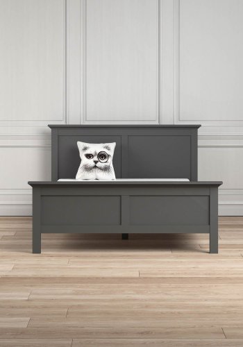 TVILUM Paris Bettrahmen - mattgraues Holz (160x200)
