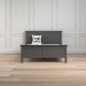TVILUM Paris Bettrahmen - mattgraues Holz (160x200)