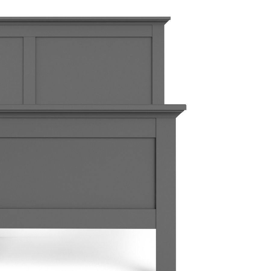 TVILUM Paris Bettrahmen - mattgraues Holz (160x200)