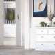 
TVILUM paris kommode - hvid laminat, 4 skuffer
