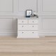 
TVILUM paris kommode - hvid laminat, 4 skuffer
