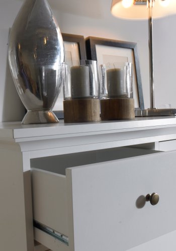 
TVILUM Paris kommode - hvidt træ, 6 skuffer
