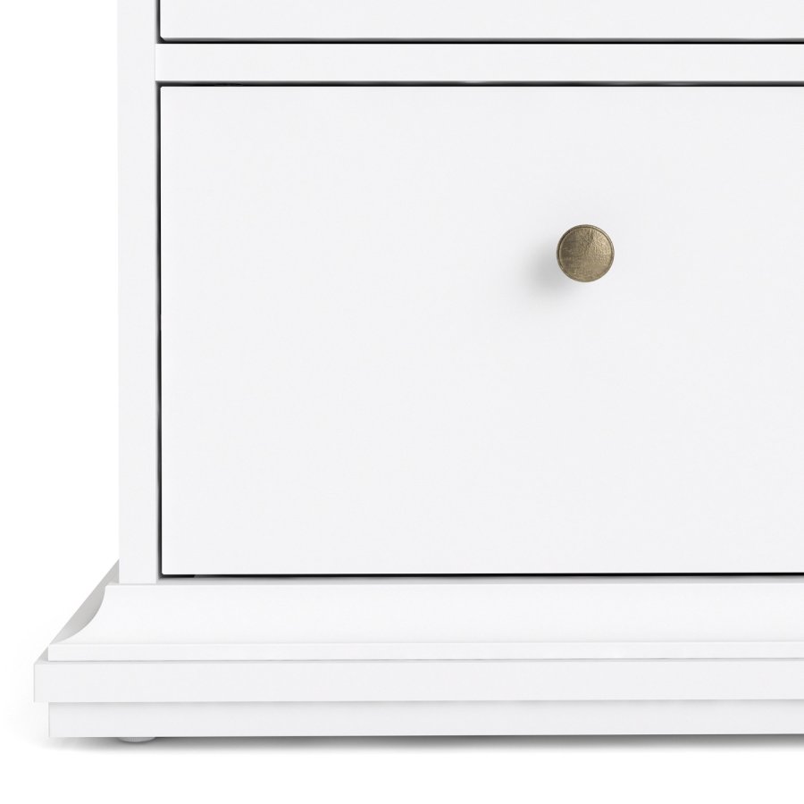 
TVILUM Paris kommode - hvidt træ, 6 skuffer
