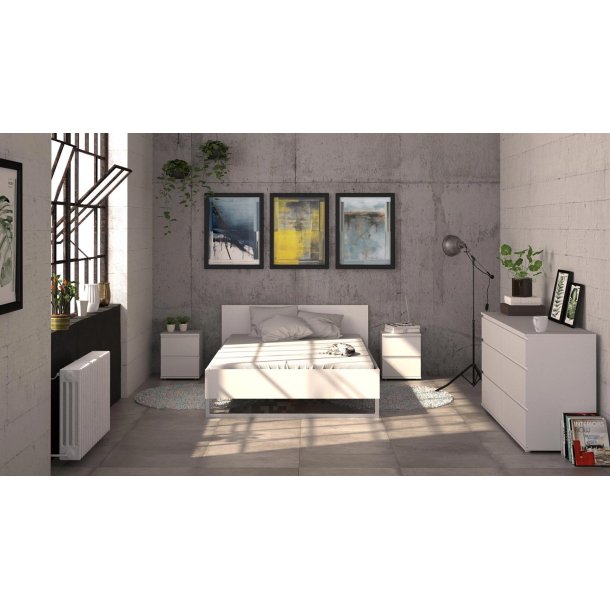 Nova  Kommode - Hvid Komposittr, (84x50)