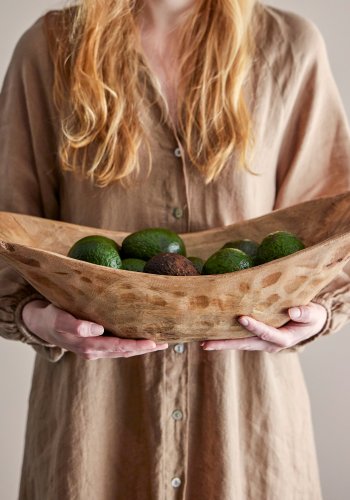 CREATIVE COLLECTION Fadia Schale, Natur, Mango