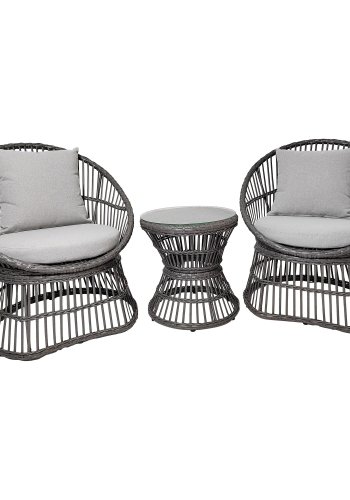 HOUSE NORDIC Loungesett, rotting, gr, inkl. Puter