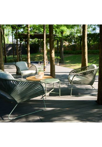 HOUSE NORDIC Novella Loungesett - Loungesett, stl, gr, grnn, inkl. puter