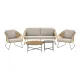 HOUSE NORDIC Novella Loungesett - Loungesett, stl, beige, sand, inkl. puter